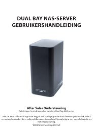 Dual Bay NaS-Server GeBruikerShaNDleiDiNG after ... - Unisupport