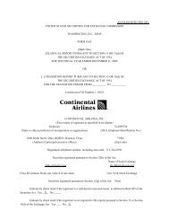 Continental Airlines, Inc. 2009 Form 10-K - United Airlines