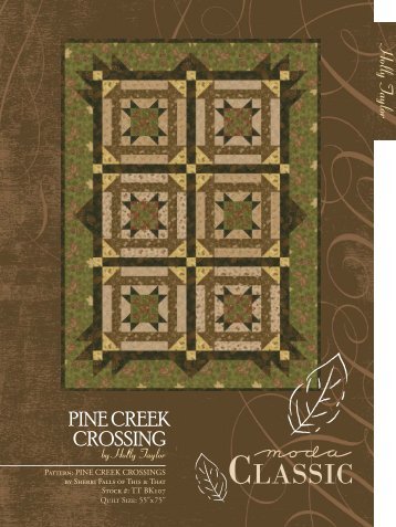 Pattern: PINE CREEK CROSSINGS by Sherri Falls of This & That ...