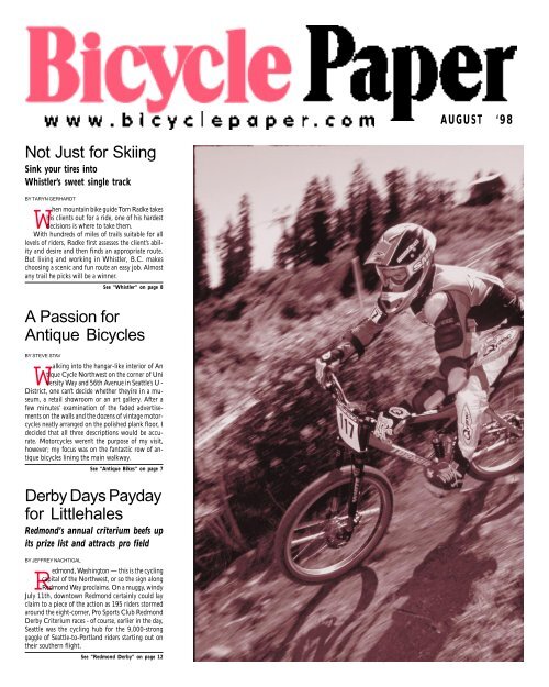 98-Aug BP - Bicycle Paper.com
