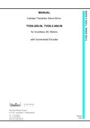 manual tvd6-200-in, tvd6.2-400-in - UNITEK Industrie Elektronik GmbH