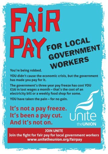 Share five key facts about fair pay - Unite the Union