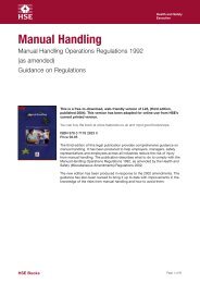 Manual Handling Manual Handling Operations Regulations 1992 ...