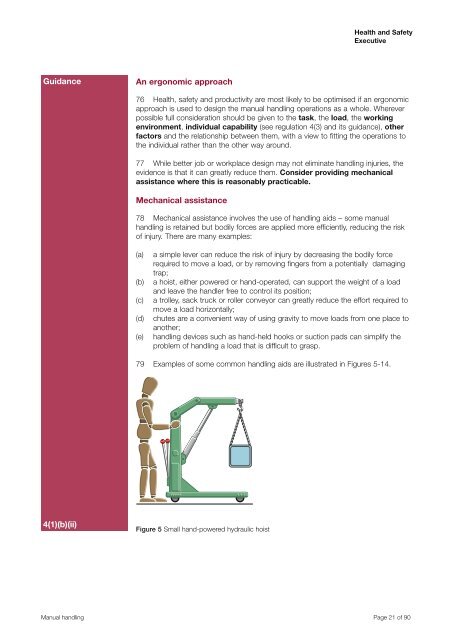 Manual Handling Manual Handling Operations Regulations 1992 ...