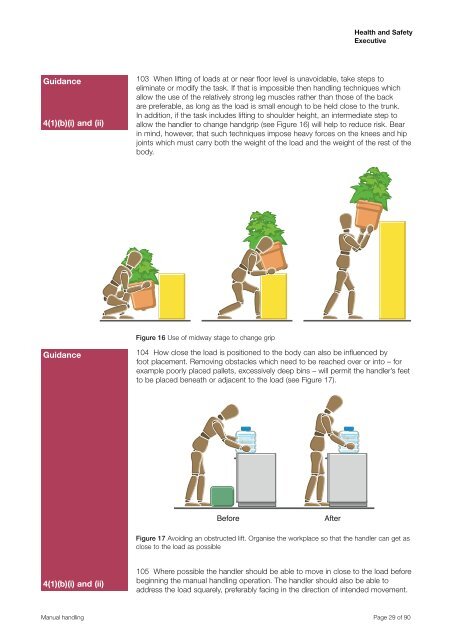 Manual Handling Manual Handling Operations Regulations 1992 ...