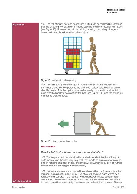 Manual Handling Manual Handling Operations Regulations 1992 ...