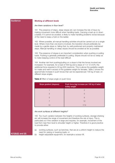 Manual Handling Manual Handling Operations Regulations 1992 ...