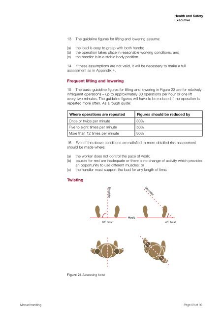 Manual Handling Manual Handling Operations Regulations 1992 ...