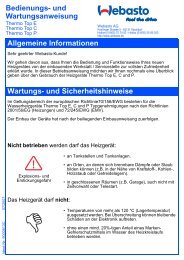 Allgemeine Informationen Wartungs- und Sicherheitshinweise ...