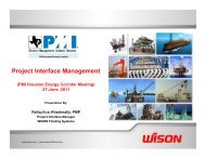 Project Interface Management (PIM) - Project Executive Group