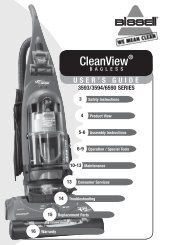 BISSELL Vacuum cleaner 3593-4/6590 Series - back home