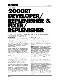 2000RT DEVELOPER/ REPLENISHER & FIXER/ REPLENISHER