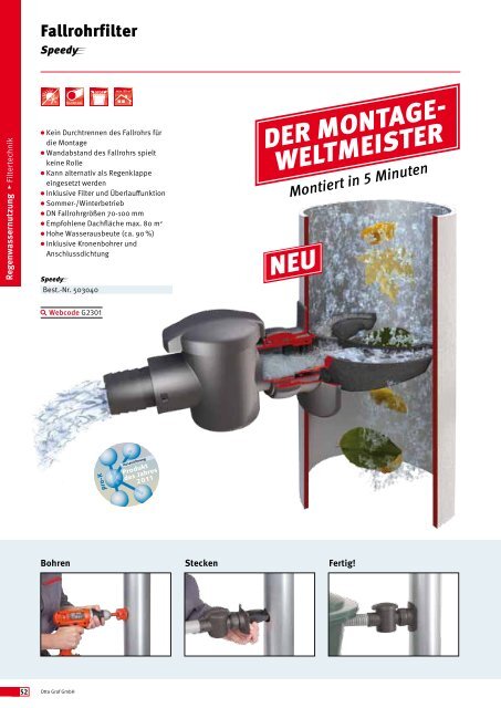 Regenwassernutzung mit System