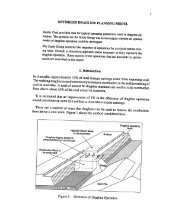 Pacific Coal provided data for typical operating parameters used in ...