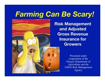 Growers face many kinds of riskâ¦