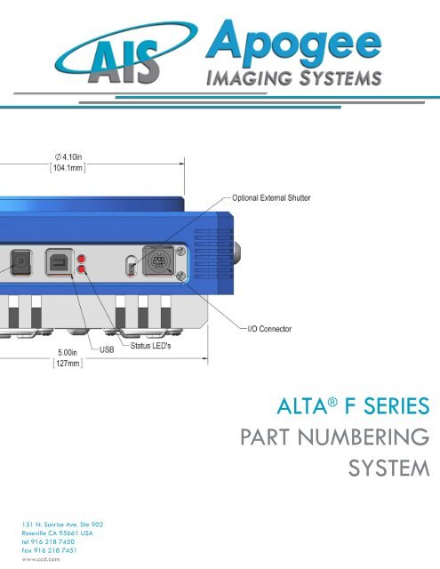 altaÂ® f series part numbering system - Apogee Instruments, Inc.