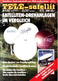 Liebe Leser - TELE-satellite International Magazine