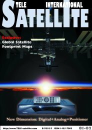 Bestellen Sie diesen Satelliten- Newsletter! - TELE-satellite ...