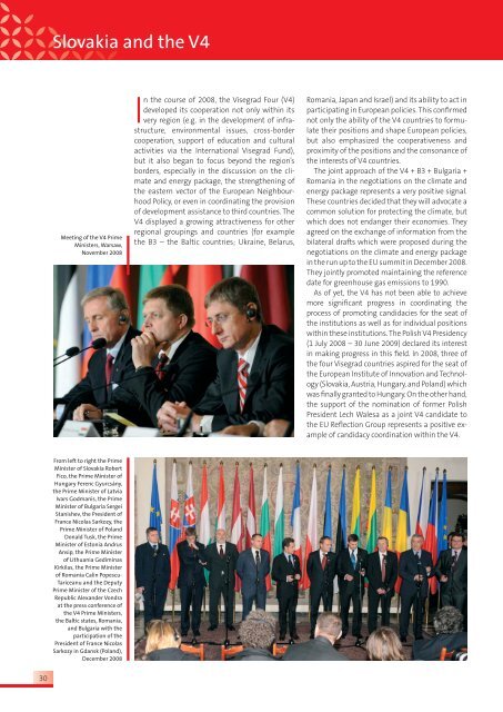 Annual Report Ministry of Foreign Affairs of the Slovak Republic 2008