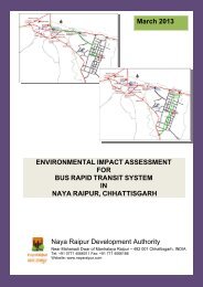 EIA For Bus Rapid Transit System - Naya Raipur