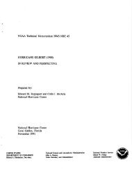 NOAA Technical Memorandum NWS NHC 45 HURRICANE ...