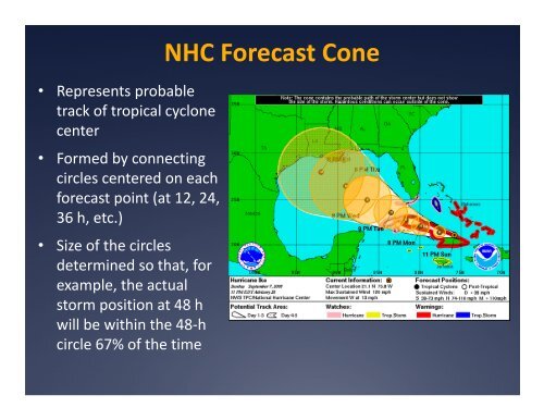 Along- and Cross-Track Errors - National Hurricane Center