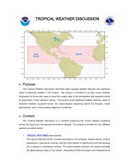 tropical weather discussion - National Hurricane Center - NOAA