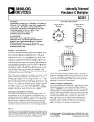 AD534 Internally Trimmed Precision IC Multiplier Data ... - People