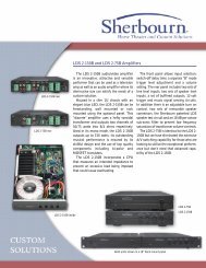 Sherbourn Brochure - Audio General Inc.