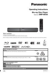 Panasonic DMP-BD30 Blu-Ray.pdf - UT Austin Wikis