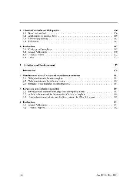 CERFACS CERFACS Scientific Activity Report Jan. 2010 â Dec. 2011