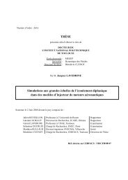 TH `ESE Simulations aux grandes échelles de l ... - cerfacs