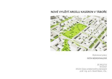 Iveta NesrovnalovÃ¡ - portfolio - ÄVUT v Praze, Fakulta architektury