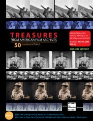 TREASURES - National Film Preservation Foundation