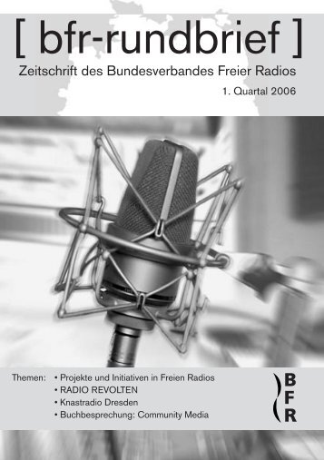 Onlineversion (720 kbyte) - Bundesverband Freier Radios