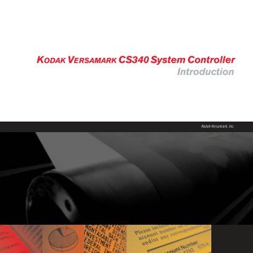 KODAK VERSAMARK CS340 System Controller Introduction