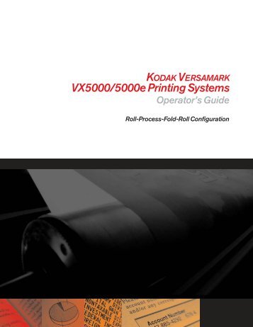 VX5000/5000e Printing Systems - Kodak