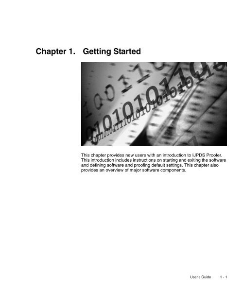 Chapter 1. Getting Started - Kodak