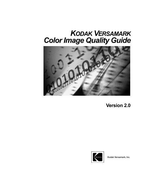 image quality guide.book - Kodak
