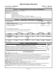 Material Safety Data Sheet - Micro-Tools