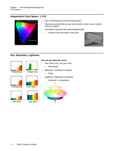 Chapter 1. Color Management Background - Kodak