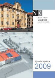Výroční zpráva 2009 - Národní knihovna ČR