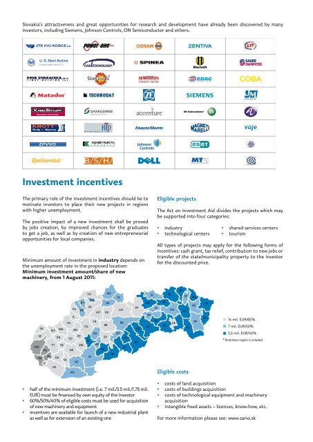 Key facts why to choose Slovakia as your next investment ... - Sario