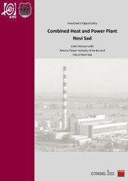 Combined Heat and Power Plant Novi Sad - Sario