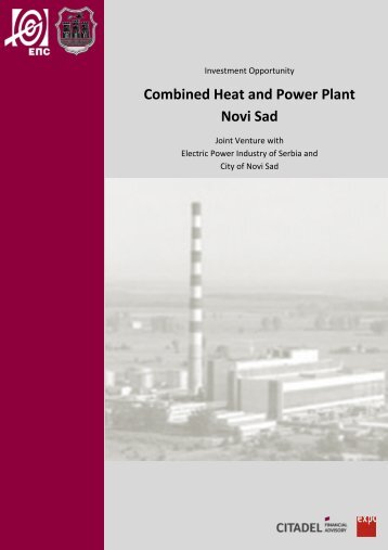 Combined Heat and Power Plant Novi Sad - Sario