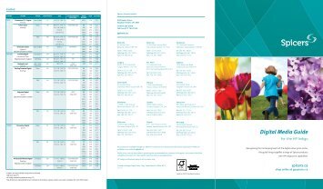 Digital Media Guide for HP Indigo - Spicers Canada