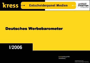 Deutsches werbebarometer offiziell 1