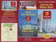 Clarion Inn Willow River Sevierville Brochure - The Great Smoky ...