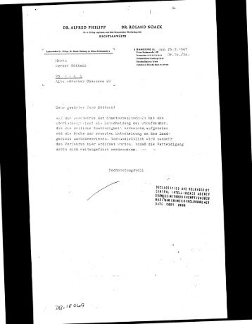 Hochachtungsvoll • - CIA FOIA