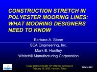 construction stretch in polyester mooring lines: what ... - SNAME.org